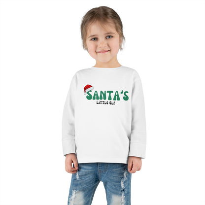 Santa's Little Elf Toddler Long Sleeve