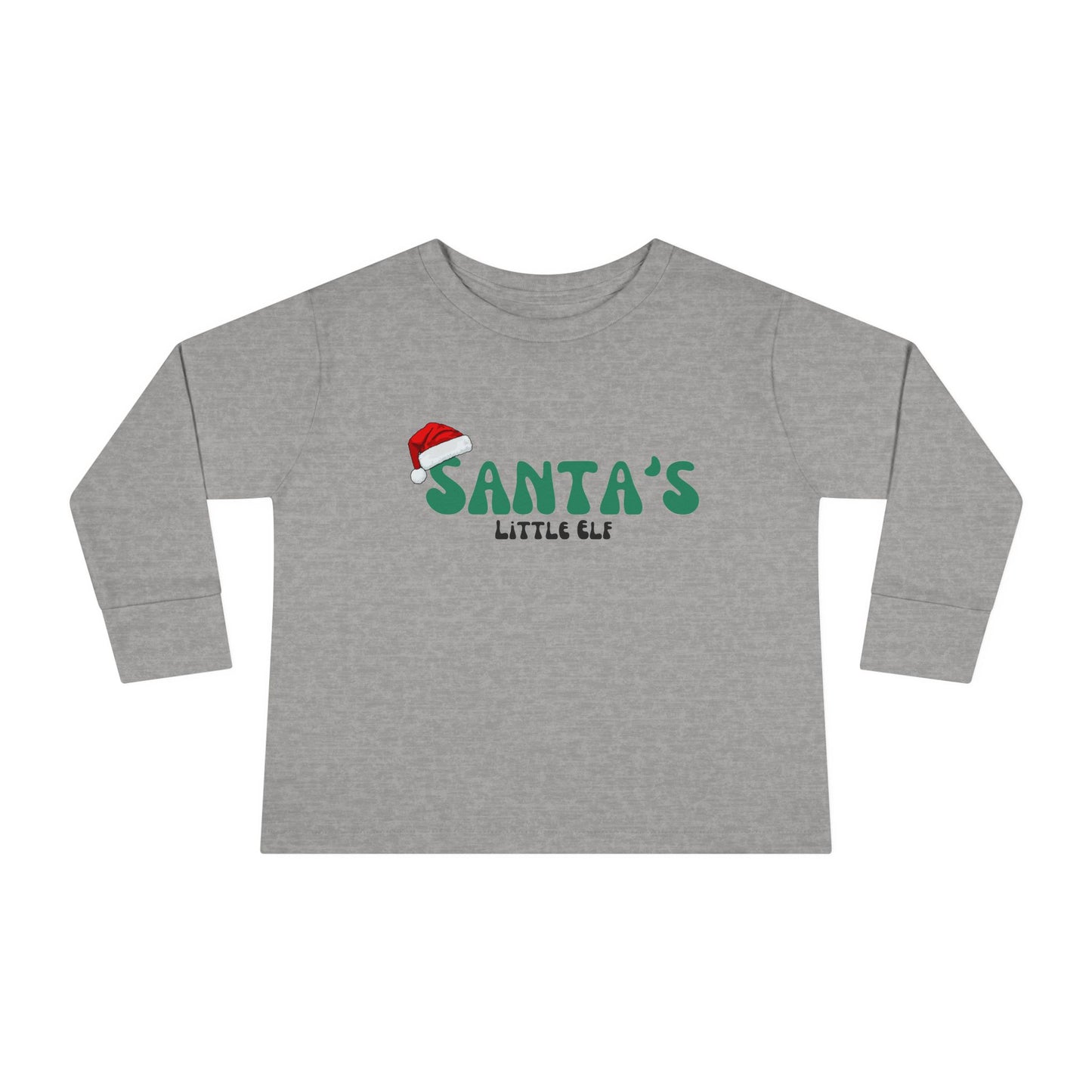 Santa's Little Elf Toddler Long Sleeve