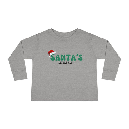 Santa's Little Elf Toddler Long Sleeve