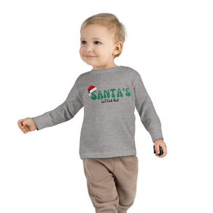 Santa's Little Elf Toddler Long Sleeve