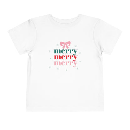 A Merry Toddler Christmas Tee