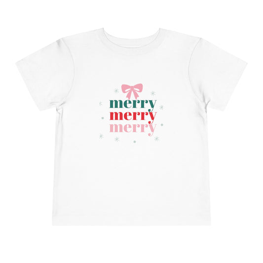 A Merry Toddler Christmas Tee