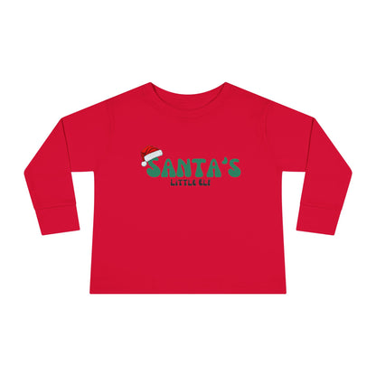 Santa's Little Elf Toddler Long Sleeve