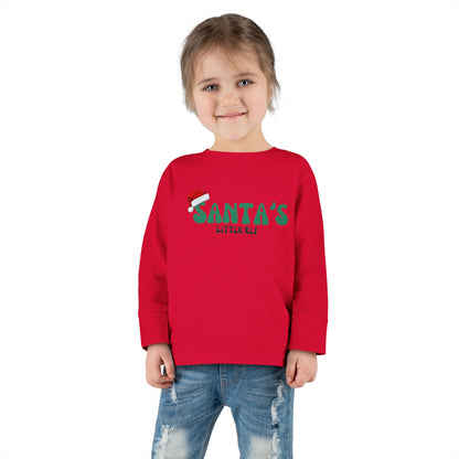 Santa's Little Elf Toddler Long Sleeve