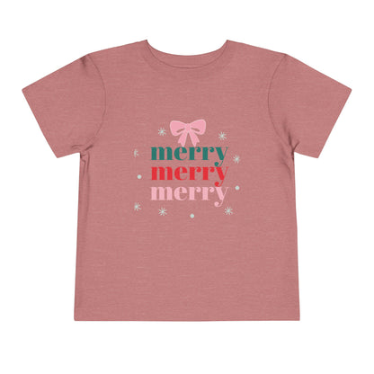 A Merry Toddler Christmas Tee