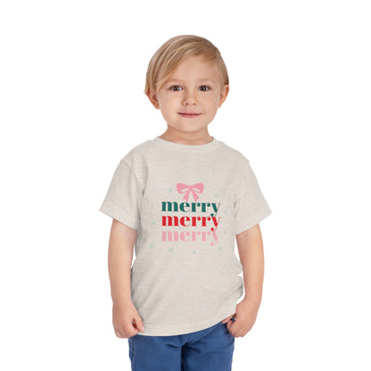 A Merry Toddler Christmas Tee