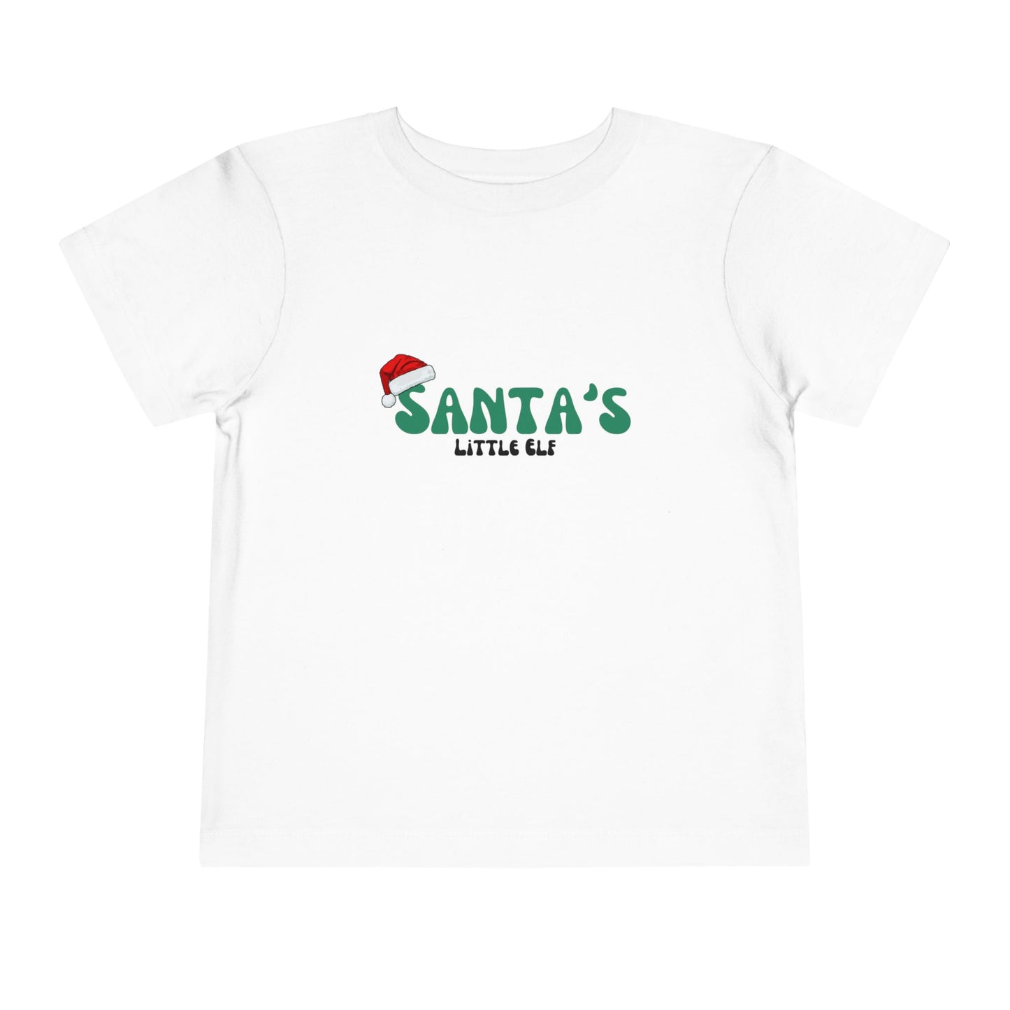 Santa's Little Elf Toddler Short Sleeve