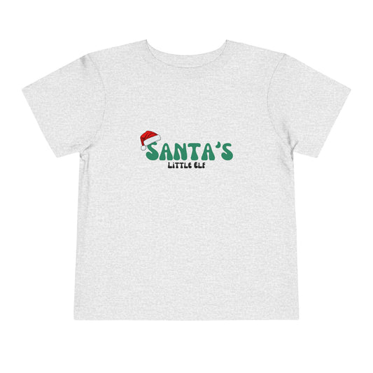 Santa's Little Elf Toddler Short Sleeve